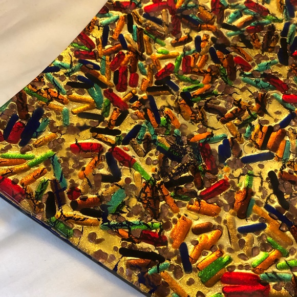 Baccerini Italian Italy Portofino Art Glass Plate - Picture 2 of 3